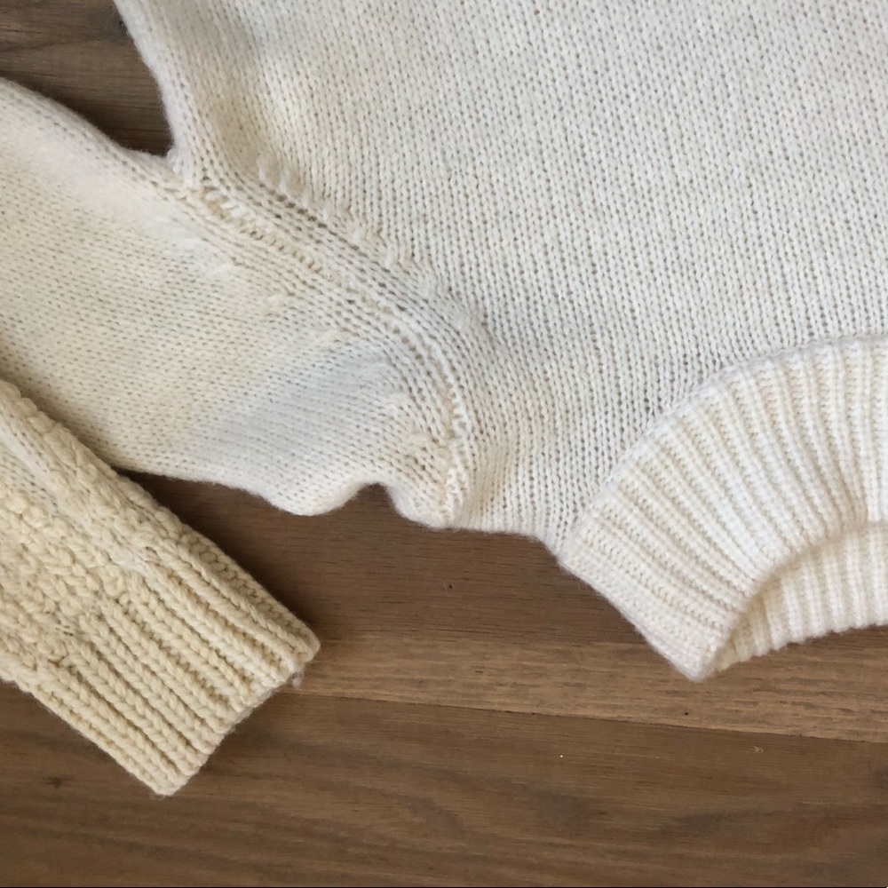 Anthropologie sleeping on snow wool sweater tunic